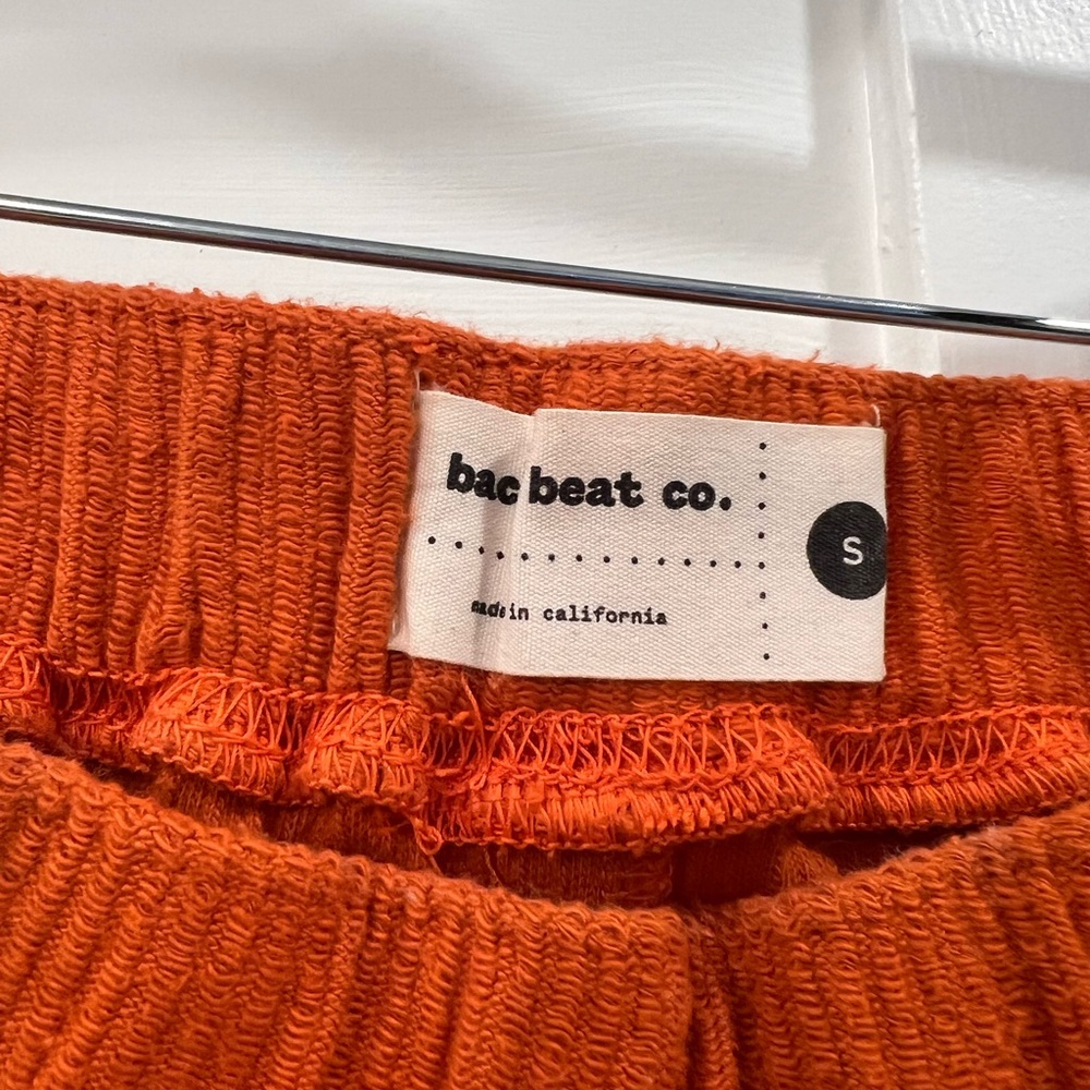Back Beat Co. Orange Ribbed Set - Picture 4 of 5